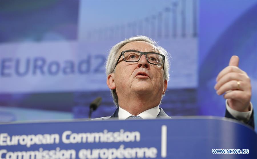 BELGIUM-BRUSSELS-EU-JUNCKER-PRESS CONFERENCE