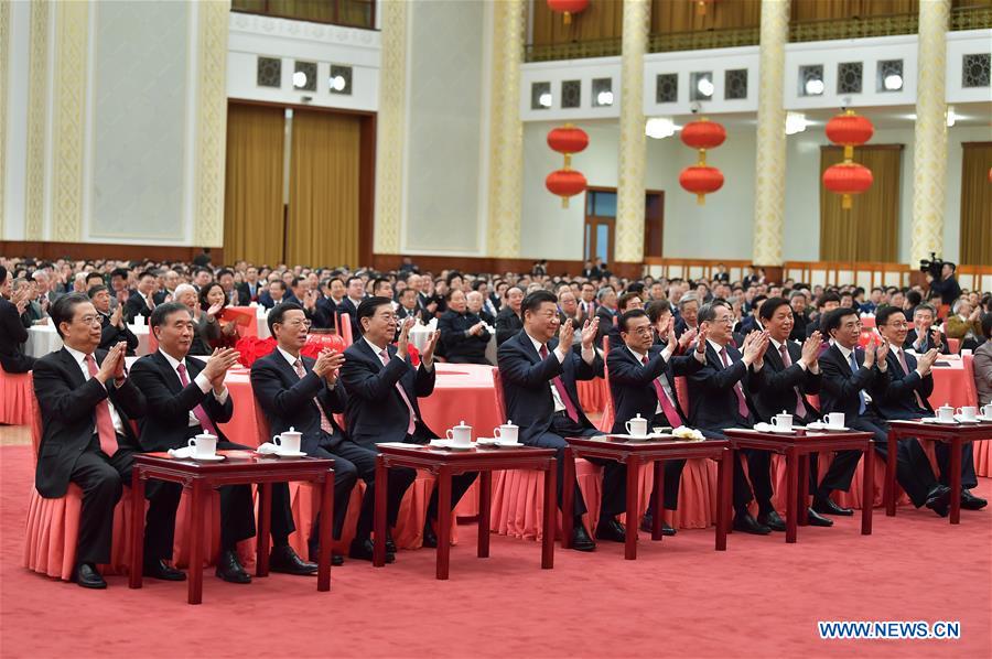 CHINA-BEIJING-XI JINPING-SENIOR LEADERS-SPRING FESTIVAL-RECEPTION (CN)