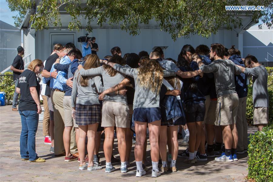 U.S.-FLORIDA-PARKLAND-HIGH SCHOOL-MASS SHOOTING-DAYTIME PRAYER VIGIL