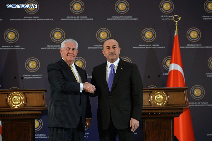 TURKEY-ANKARA-U.S.-SECRETARY OF STATE-TILLERSON-VISIT