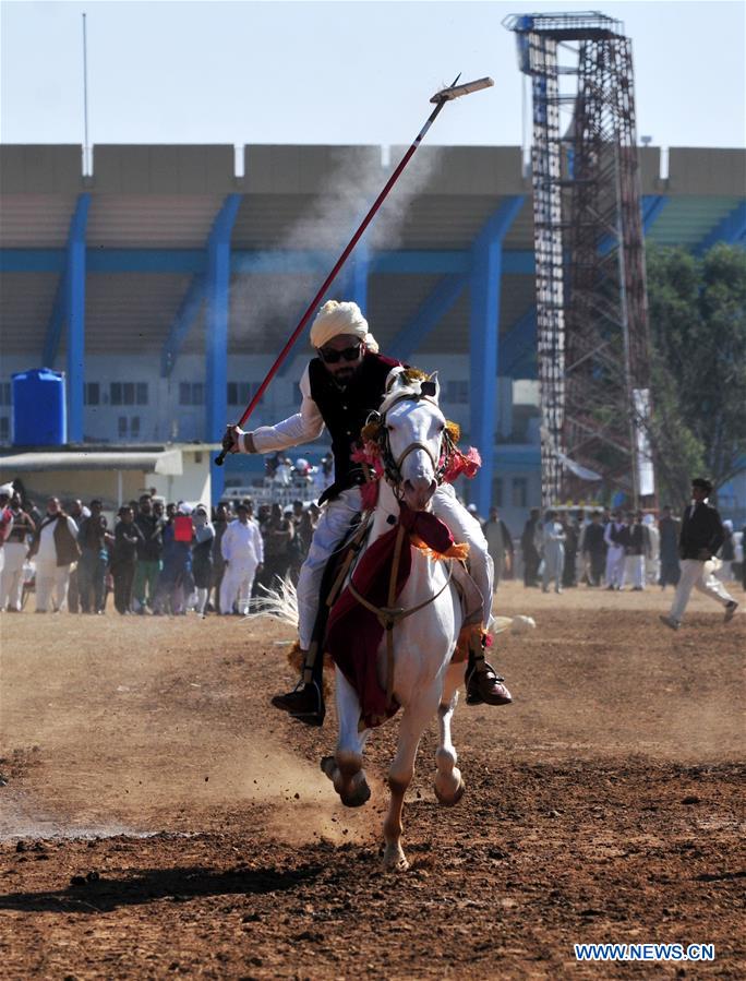 (SP)PAKISTAN-ISLAMABAD-TENT PEGGING COMPETITION