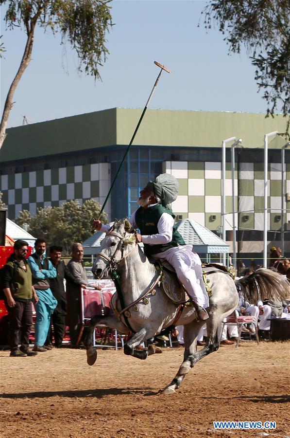 (SP)PAKISTAN-ISLAMABAD-TENT PEGGING COMPETITION