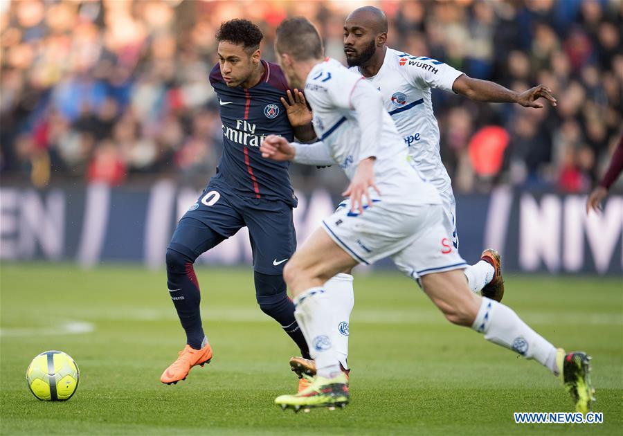 (SP)FRNACE-PARIS-FOOTBALL-LIGUE 1-PARIS SAINT-GERMAIN VS STRASBOURG