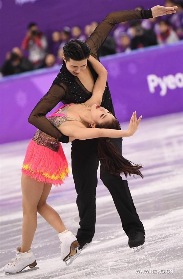 (SP)OLY-SOUTH KOREA-PYEONGCHANG-FIGURE SKATING-ICE DANCE SHORT DANCE