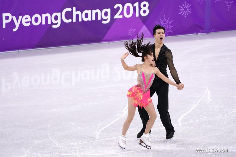 (SP)OLY-SOUTH KOREA-PYEONGCHANG-FIGURE SKATING-ICE DANCE SHORT DANCE