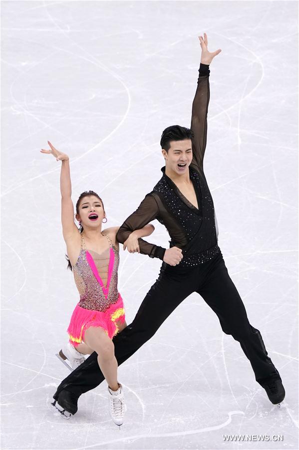 (SP)OLY-SOUTH KOREA-PYEONGCHANG-FIGURE SKATING-ICE DANCE SHORT DANCE