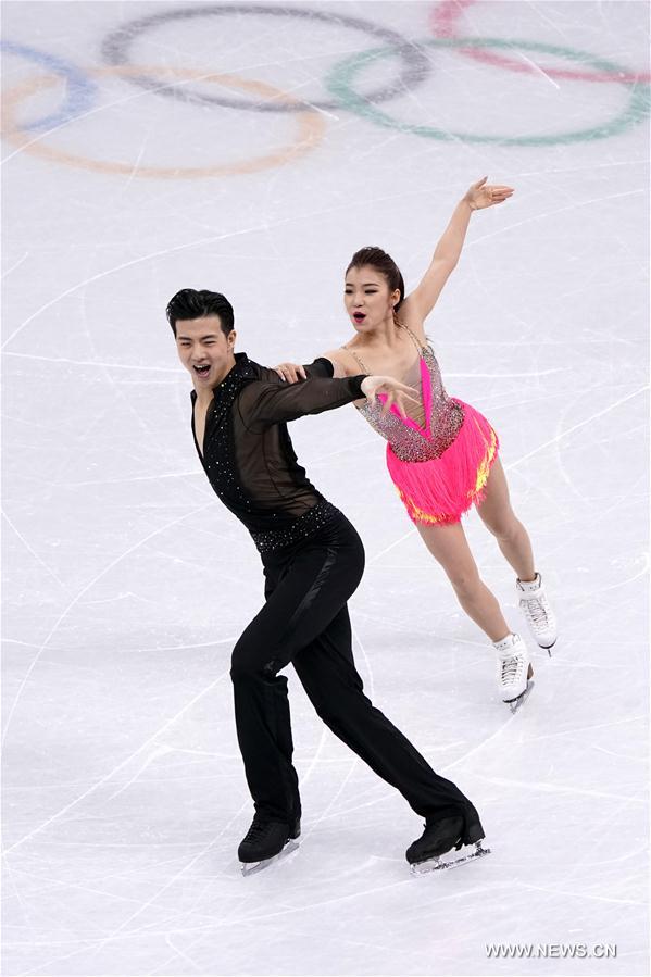 (SP)OLY-SOUTH KOREA-PYEONGCHANG-FIGURE SKATING-ICE DANCE SHORT DANCE