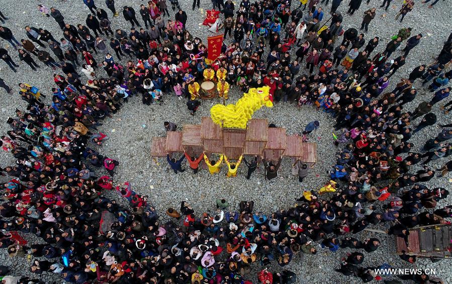 #CHINA-HUNAN-SPRING FESTIVAL-LION DANCE FAIR (CN)