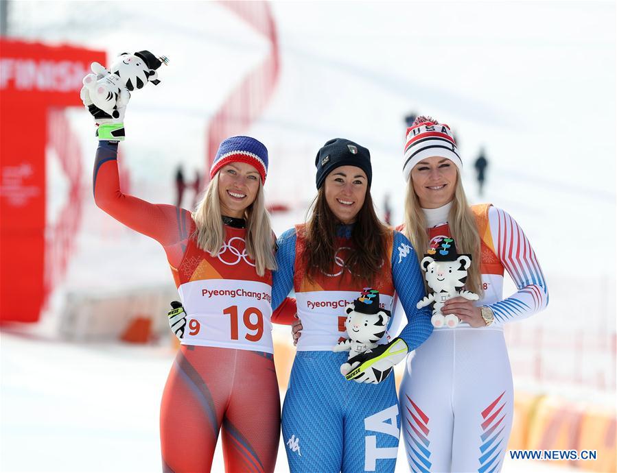 (SP)OLY-SOUTH KOREA-PYEONGCHANG-ALPINE SKIING-LADIES' DOWNHILL