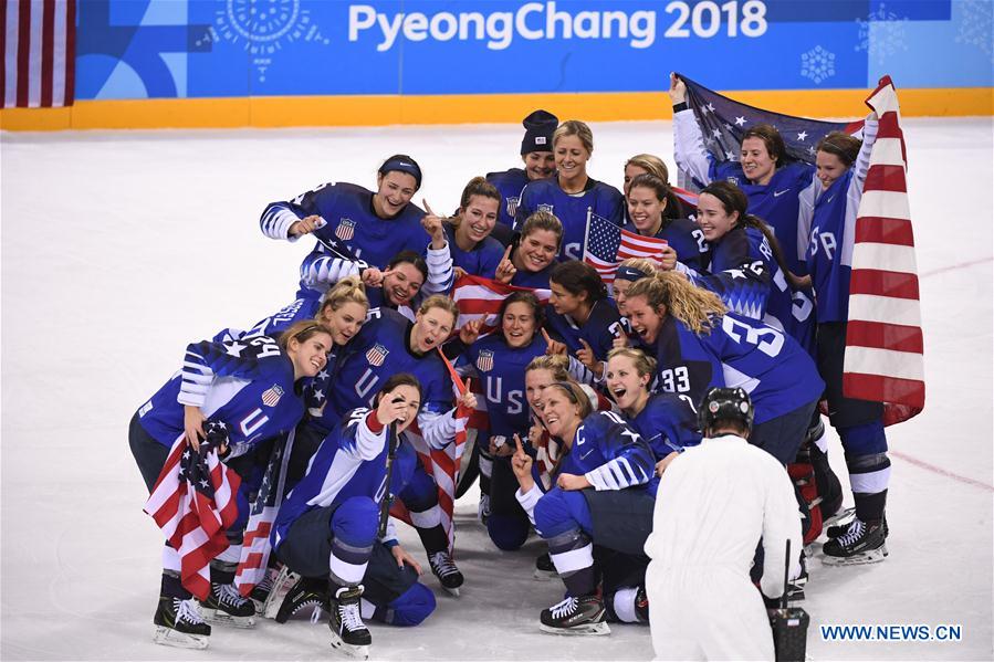 (SP)OLY-SOUTH KOREA-PYEONGCHANG-ICE HOCKEY-WOMEN-FINAL-USA VS CAN