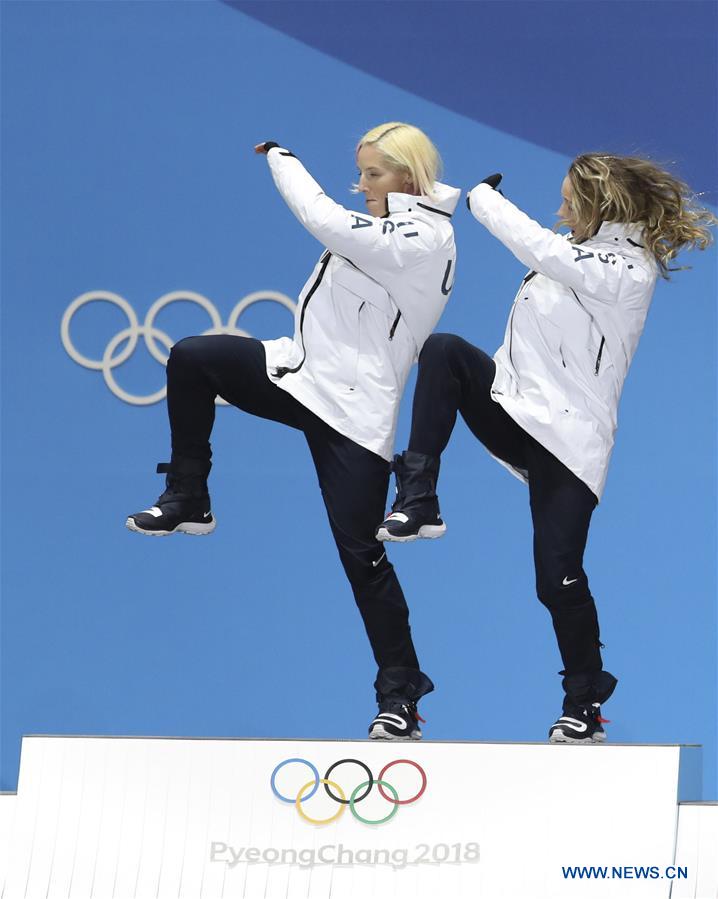 (SP)OLY-SOUTH KOREA-PYEONGCHANG-CROSS-COUNTRY SKIING-LADIES' TEAM SPRINT FREE-MEDAL CEREMONY