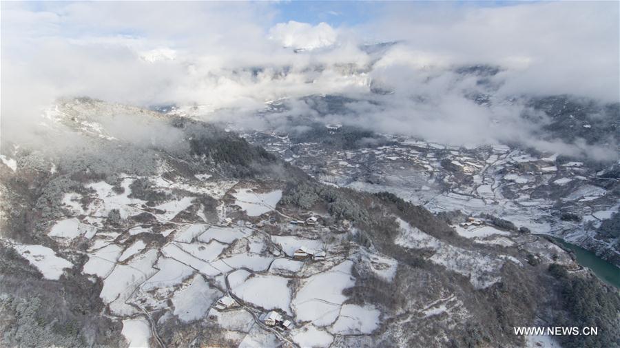 CHINA-SICHUAN-QIAOQI-SNOW SCENERY (CN)
