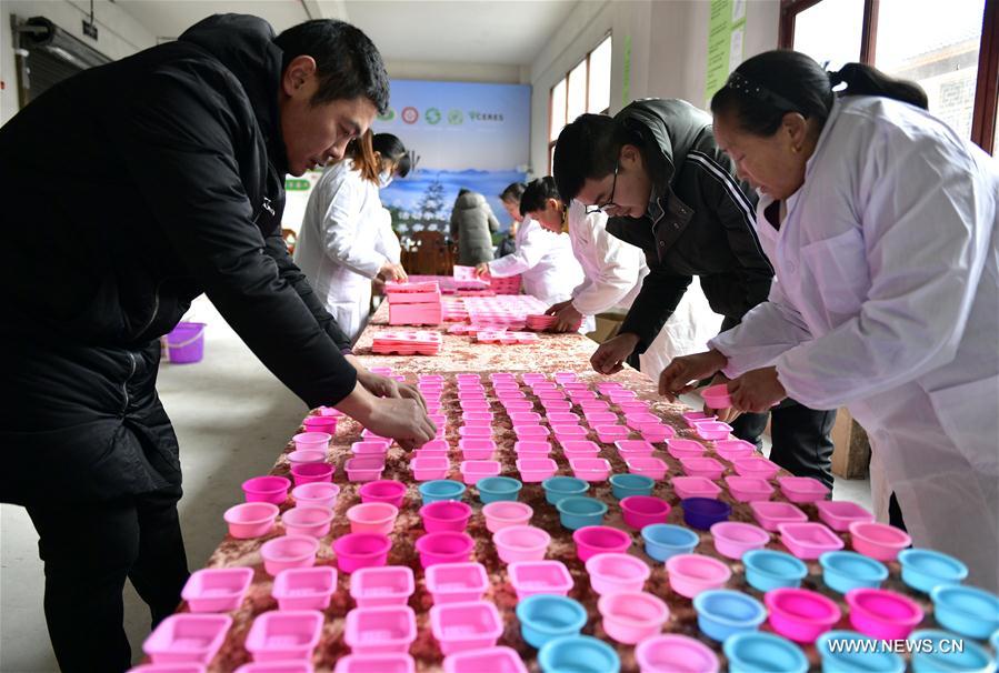#CHINA-HUBEI-HAND MADE SOAP-POVERTY ALLEVIATION(CN)