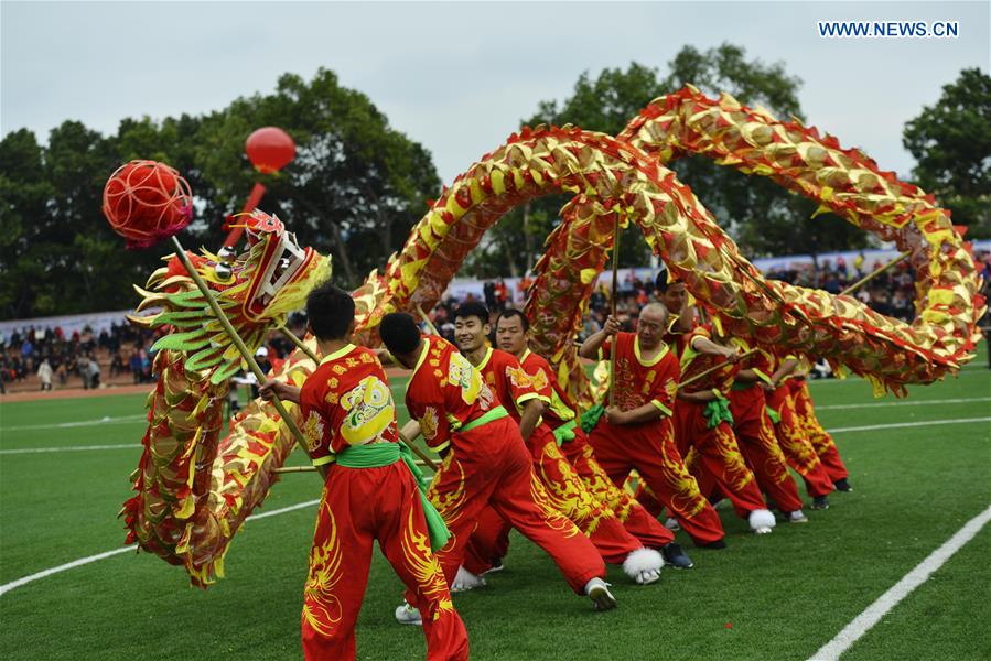 #CHINA-GUANGXI-DRAGON AND LION DANCE-CONTEST (CN)