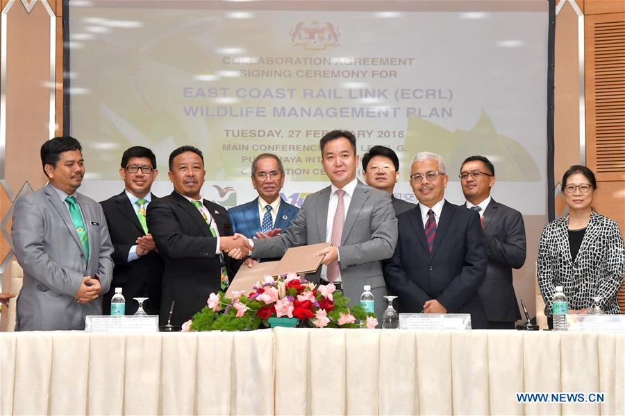 MALAYSIA-PUTRAJAYA-CHINESE FIRM-RAIL PROJECT-ENVIRONMENTAL PROTECTION INITIATIVE
