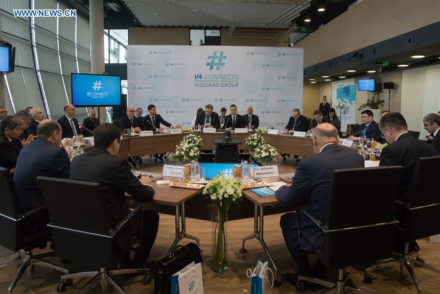 HUNGARY-BUDAPEST-VISEGRAD-CENTRAL ASIA-MEETING