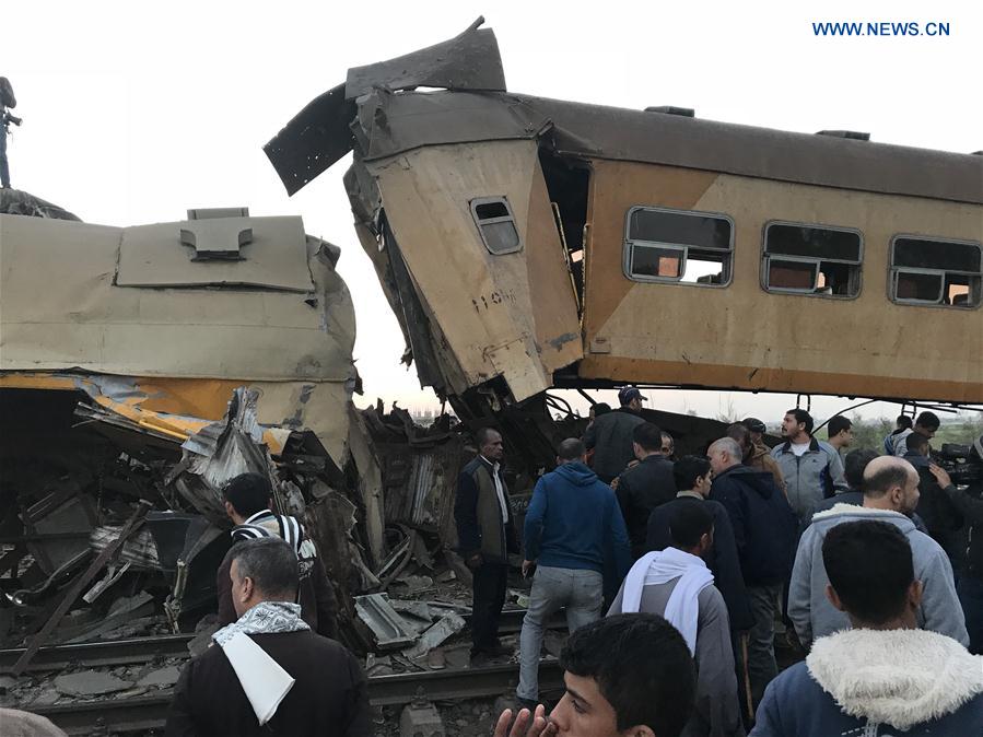 EGYPT-BEHEIRA-ACCIDENT-TRAIN CRASH