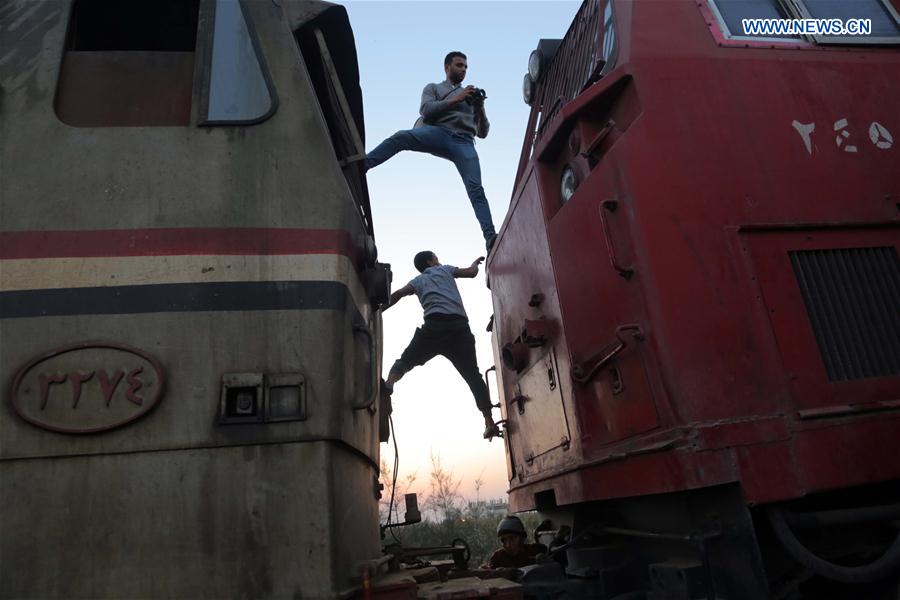 EGYPT-BEHEIRA-ACCIDENT-TRAIN CRASH
