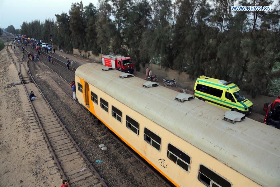 EGYPT-BEHEIRA-ACCIDENT-TRAIN CRASH