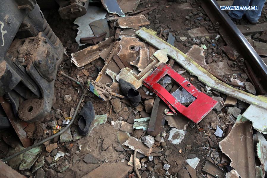 EGYPT-BEHEIRA-ACCIDENT-TRAIN CRASH