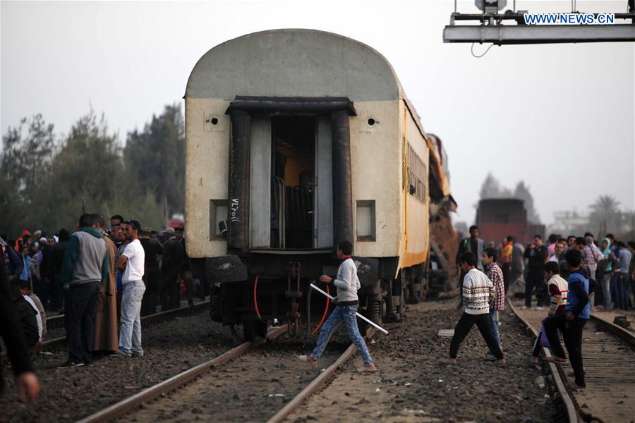 EGYPT-BEHEIRA-ACCIDENT-TRAIN CRASH