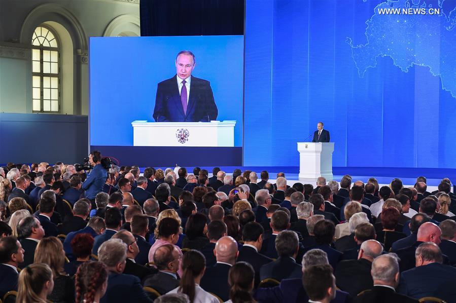 RUSSIA-MOSCOW-PUTIN-ANNUAL ADDRESS