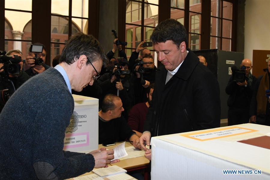 ITALY-FLORENCE-GENERAL ELECTION