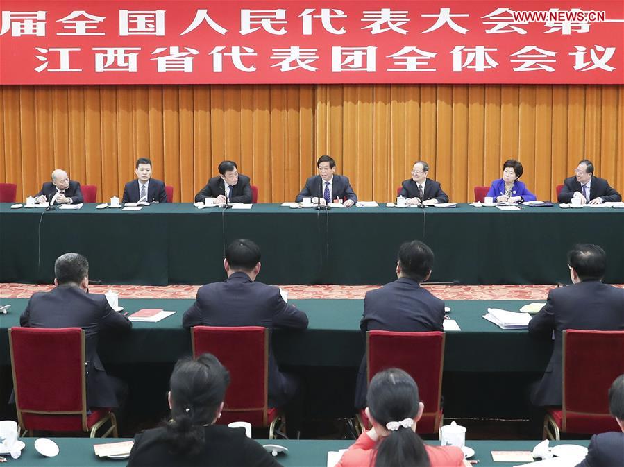 (TWO SESSIONS)CHINA-BEIJING-LI ZHANSHU-NPC-PANEL DISCUSSION (CN)