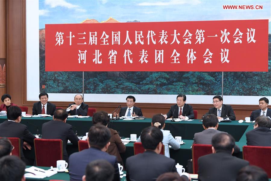 (TWO SESSIONS)CHINA-BEIJING-WANG HUNING-NPC-PANEL DISCUSSION (CN)