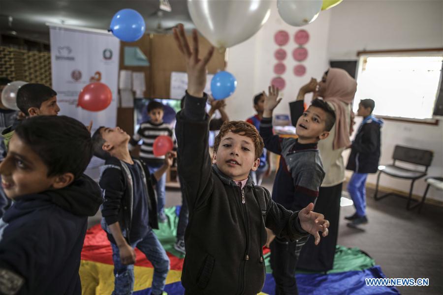 MIDEAST-GAZA STRIP-PSYCHOLOGICAL RELEASE SESSION