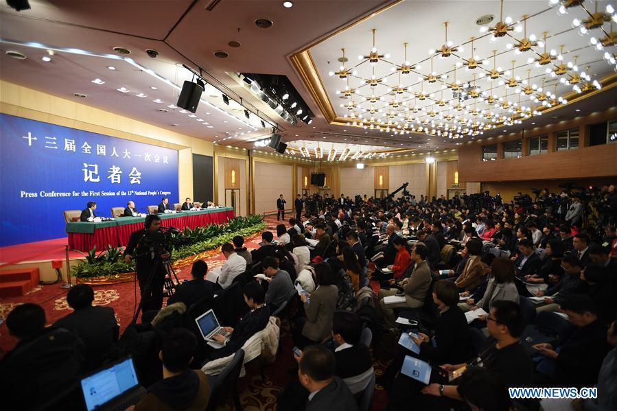 (TWO SESSIONS)CHINA-BEIJING-NPC-PRESS CONFERENCE-ECONOMY (CN)