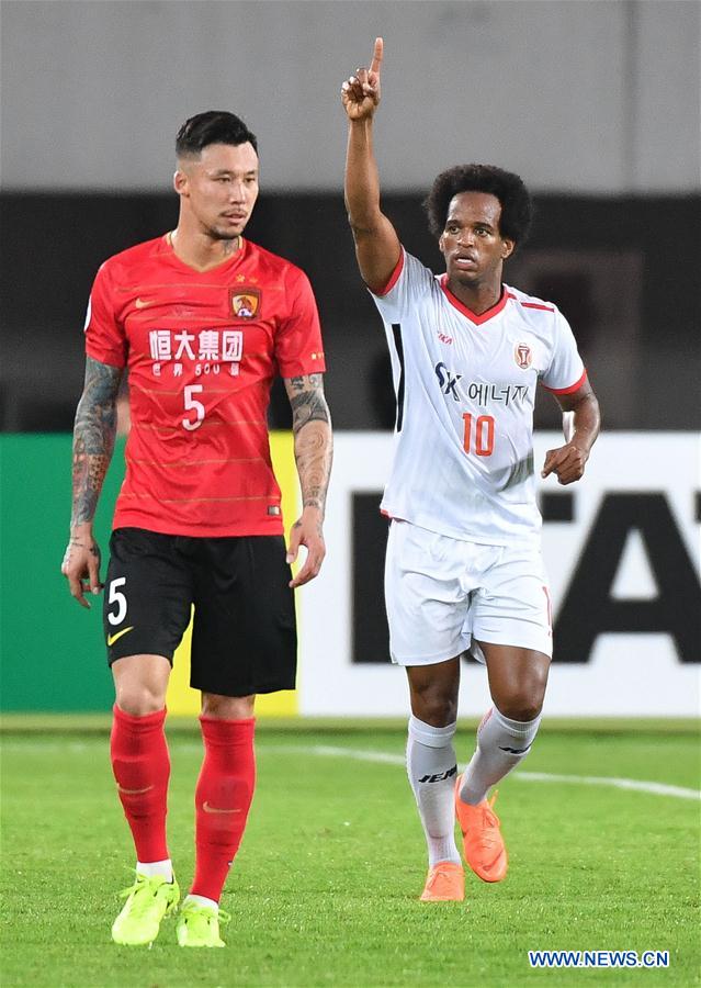 (SP)CHINA-GUANGHZOU-SOCCER-AFC CHAMPIONS LEAGUE-GROUP G (CN)