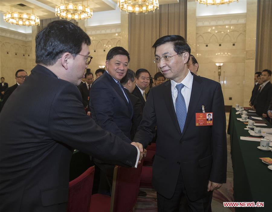 (TWO SESSIONS)CHINA-BEIJING-WANG HUNING-NPC-PANEL DISCUSSION (CN)