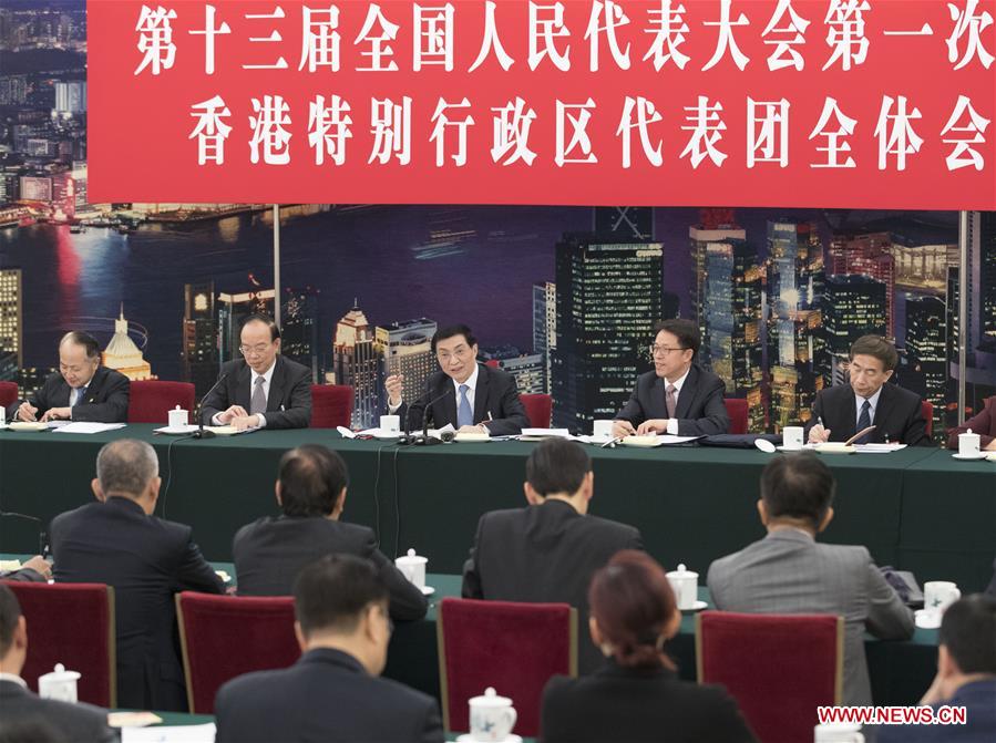 (TWO SESSIONS)CHINA-BEIJING-WANG HUNING-NPC-PANEL DISCUSSION (CN)