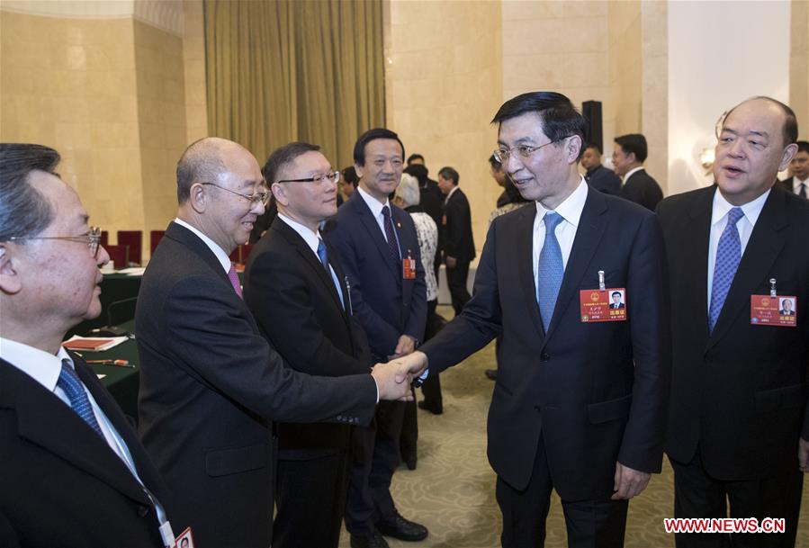 (TWO SESSIONS)CHINA-BEIJING-WANG HUNING-NPC-PANEL DISCUSSION (CN)