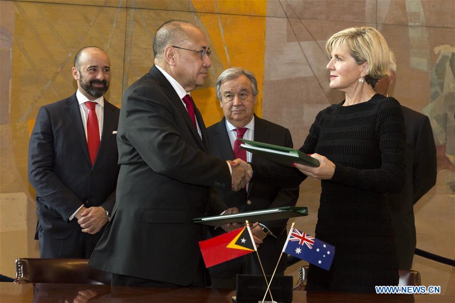 UN-AUSTRALIA-TIMOR-LESTE-MARITIME BOUNDARIES-TREATY