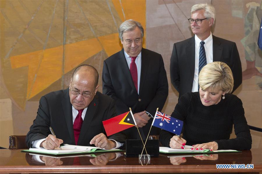 UN-AUSTRALIA-TIMOR-LESTE-MARITIME BOUNDARIES-TREATY