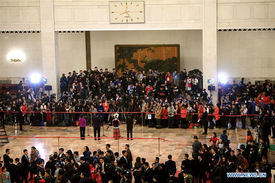 (TWO SESSIONS)CHINA-BEIJING-NPC-TOP LEGISLATURE-DEPUTIES-LINEUP (CN)