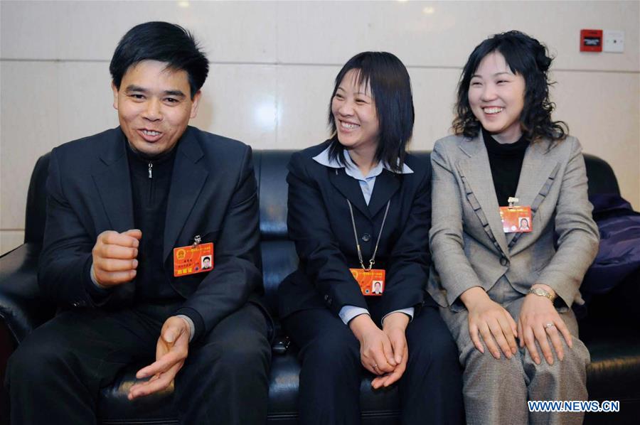 (TWO SESSIONS)CHINA-BEIJING-NPC-TOP LEGISLATURE-DEPUTIES-LINEUP (CN)