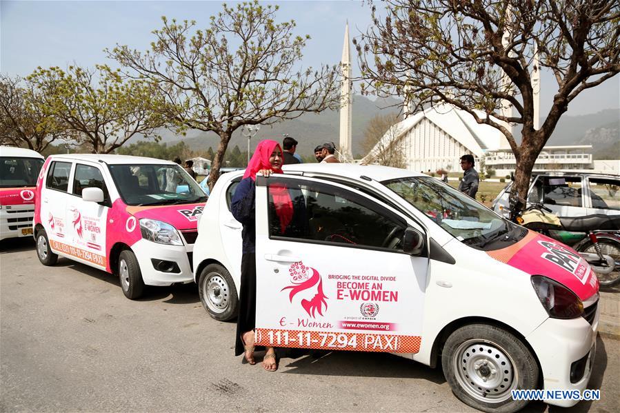 PAKISTAN-ISLAMABAD-WOMEN ONLY-TAXI-SERVICE