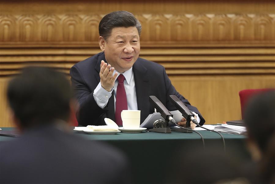 (TWO SESSIONS)CHINA-BEIJING-XI JINPING-NPC-PANEL DISCUSSION (CN)