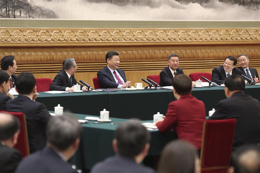 (TWO SESSIONS)CHINA-BEIJING-XI JINPING-NPC-PANEL DISCUSSION (CN)