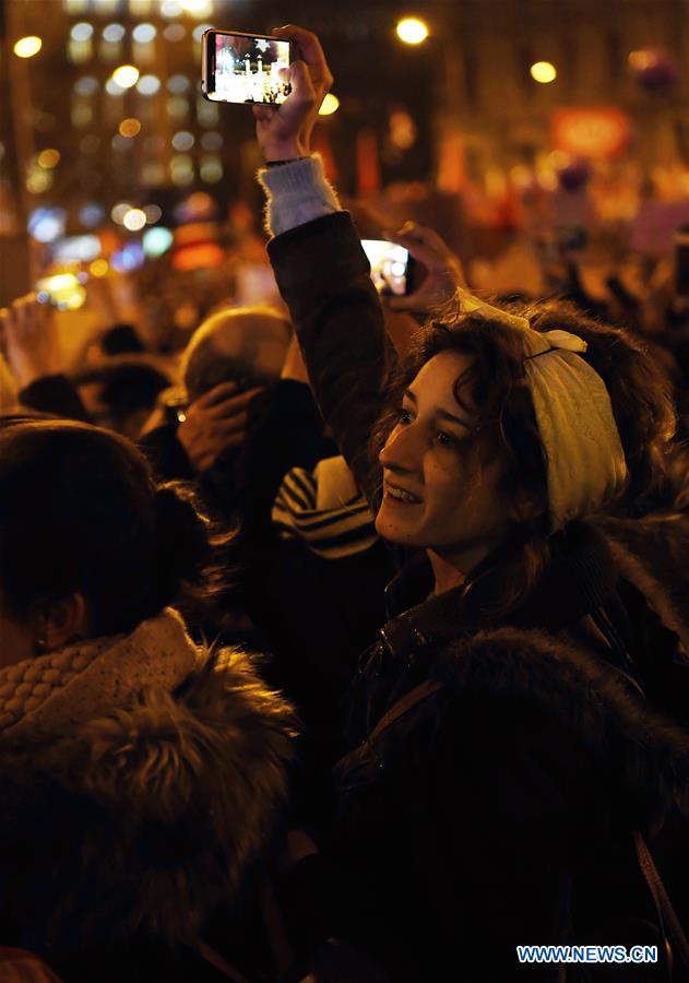 SPAIN-MADRID-WOMEN-MANIFESTATION