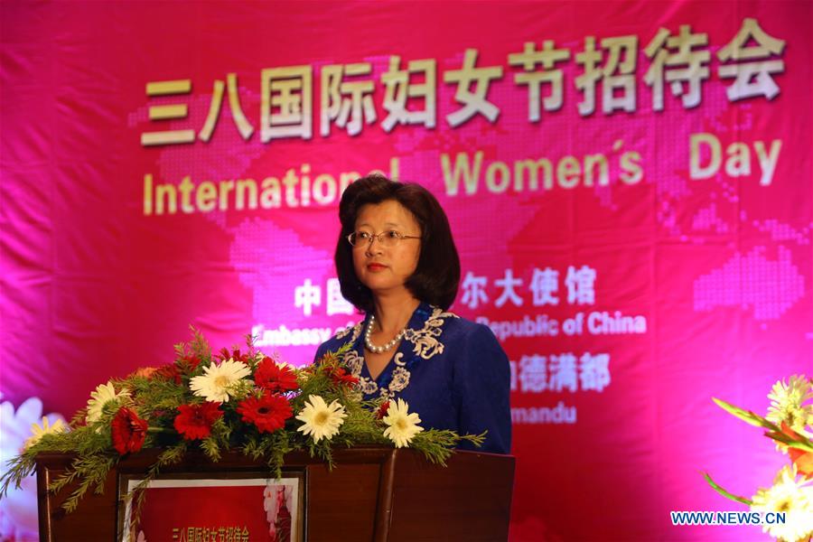 NEPAL-KATHMANDU-INTERNATIONAL WOMEN'S DAY-CHINESE EMBASSY-RECEPTION