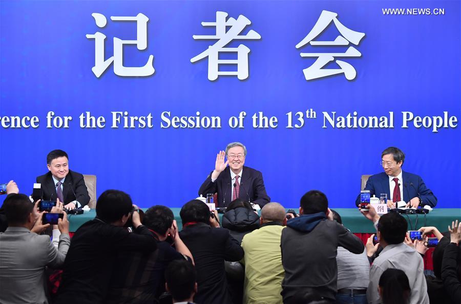 (TWO SESSIONS)CHINA-BEIJING-NPC-PRESS CONFERENCE-FINANCIAL REFORM (CN)
