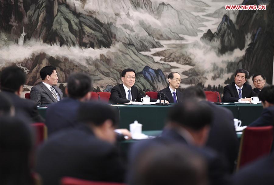 (TWO SESSIONS)CHINA-BEIJING-HAN ZHENG-NPC-PANEL DISCUSSION (CN)