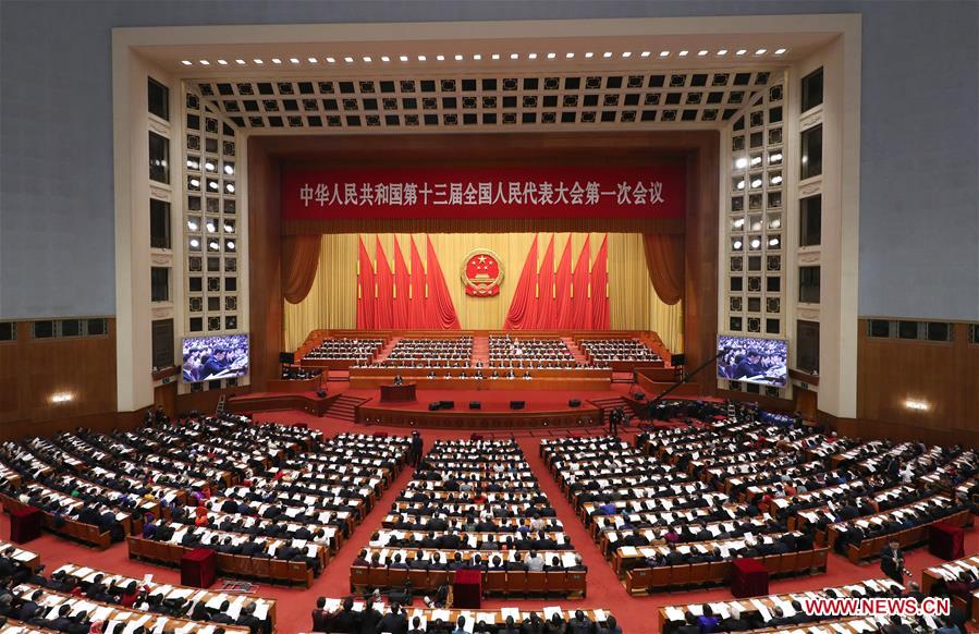 (TWO SESSIONS)CHINA-BEIJING-NPC-SECOND PLENARY MEETING (CN)
