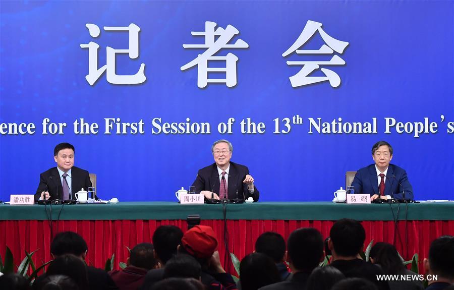 (TWO SESSIONS)CHINA-BEIJING-NPC-PRESS CONFERENCE-FINANCIAL REFORM (CN)