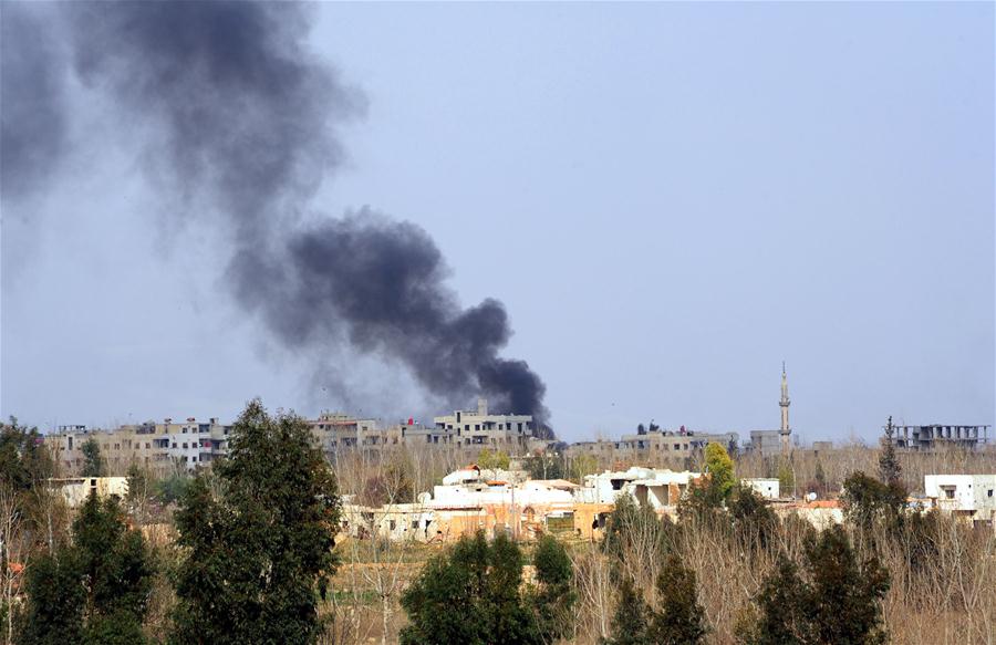 SYRIA-DAMASCUS-EASTERN GHOUTA-GOVERNMENT-MESRABA-CAPTURE