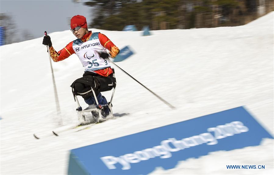 (SP)OLY-PARALYMPIC-SOUTH KOREA-PYEONGCHANG-CROSS-COUNTRY SKIING-WOMEN'S 12KM, SITTING 